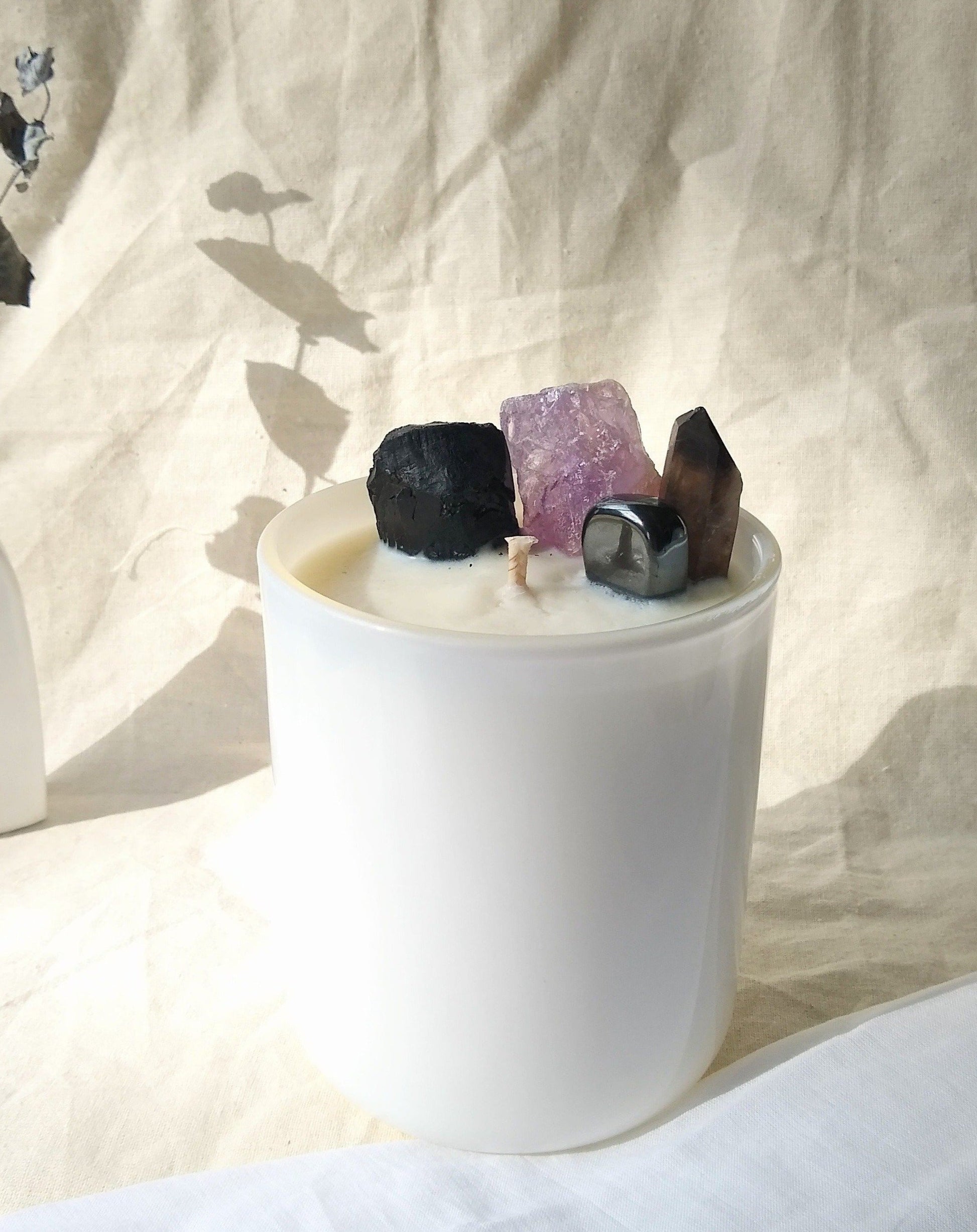 no bad vibes soy candle