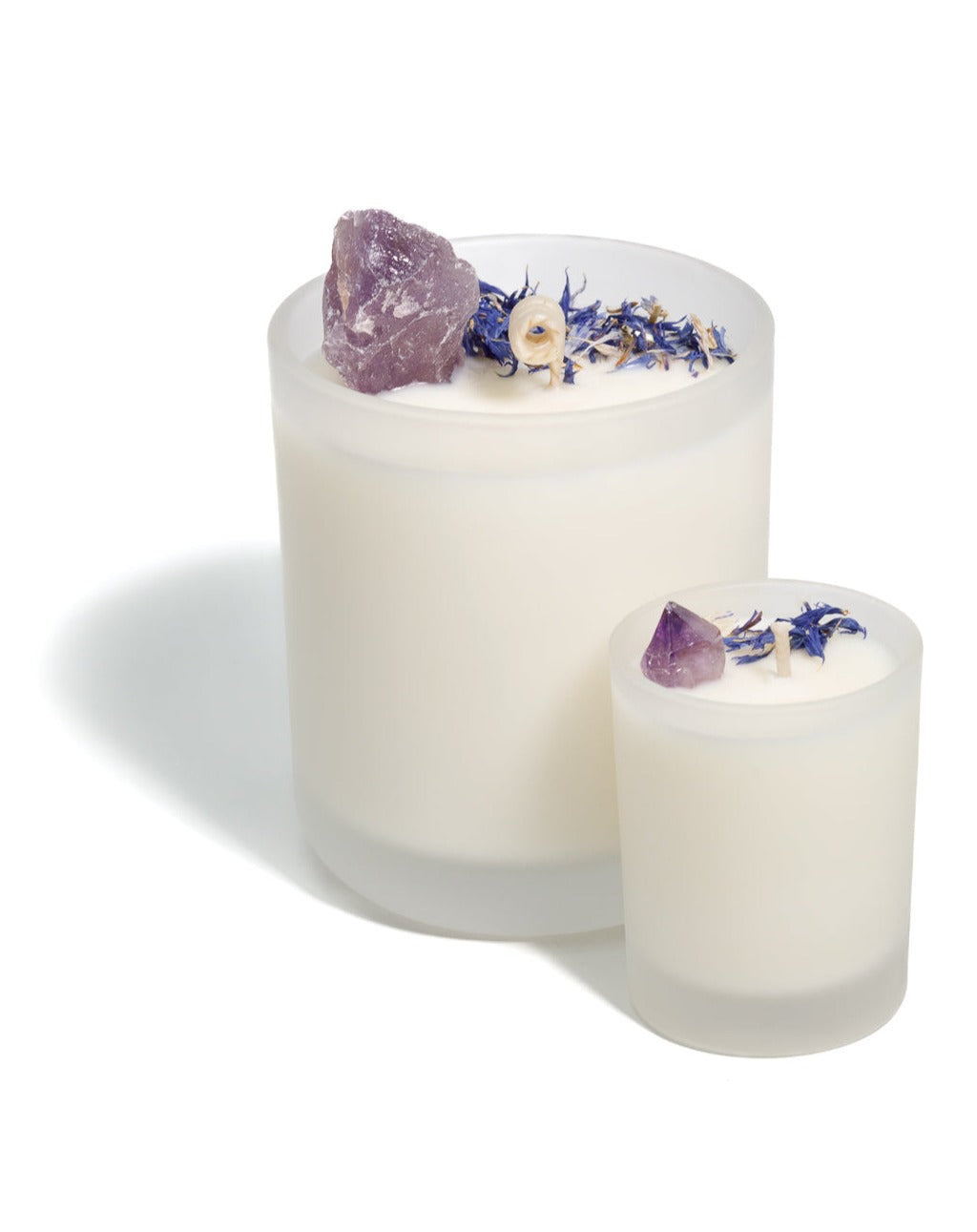 Amethyst Drift | Coconut & Lime Crystal Candle