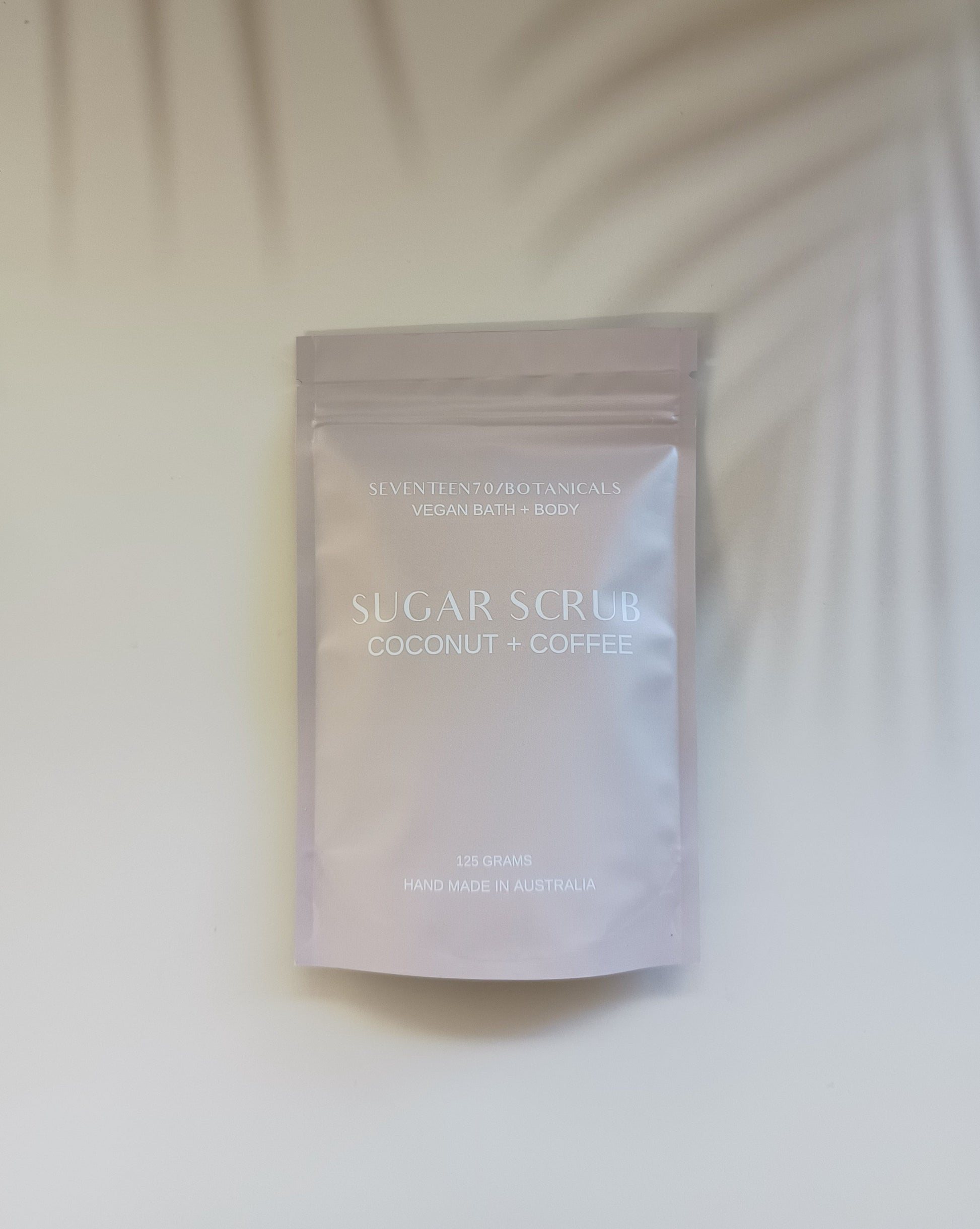 sugar body scrub with coffee