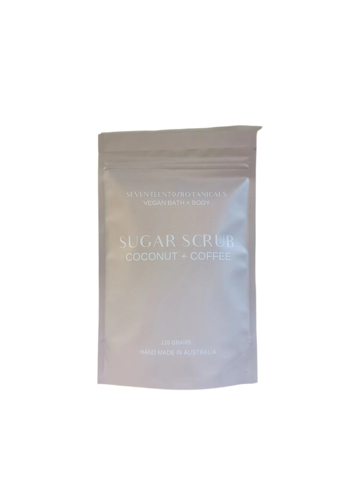 sugar body scrub with coffee