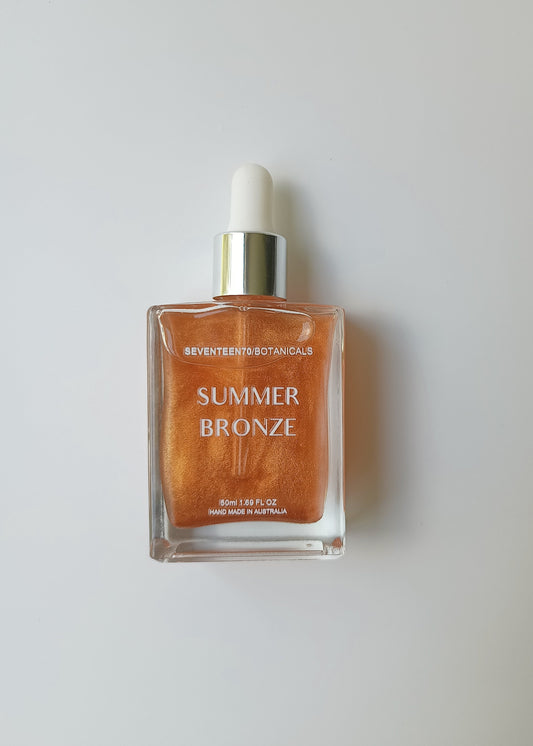 bronze body oil