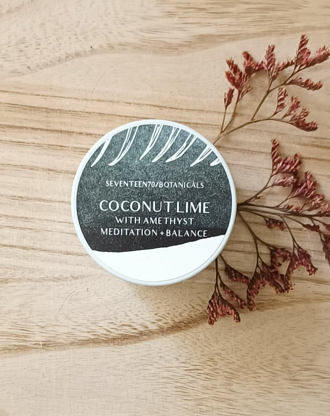 coconut lime travel candle